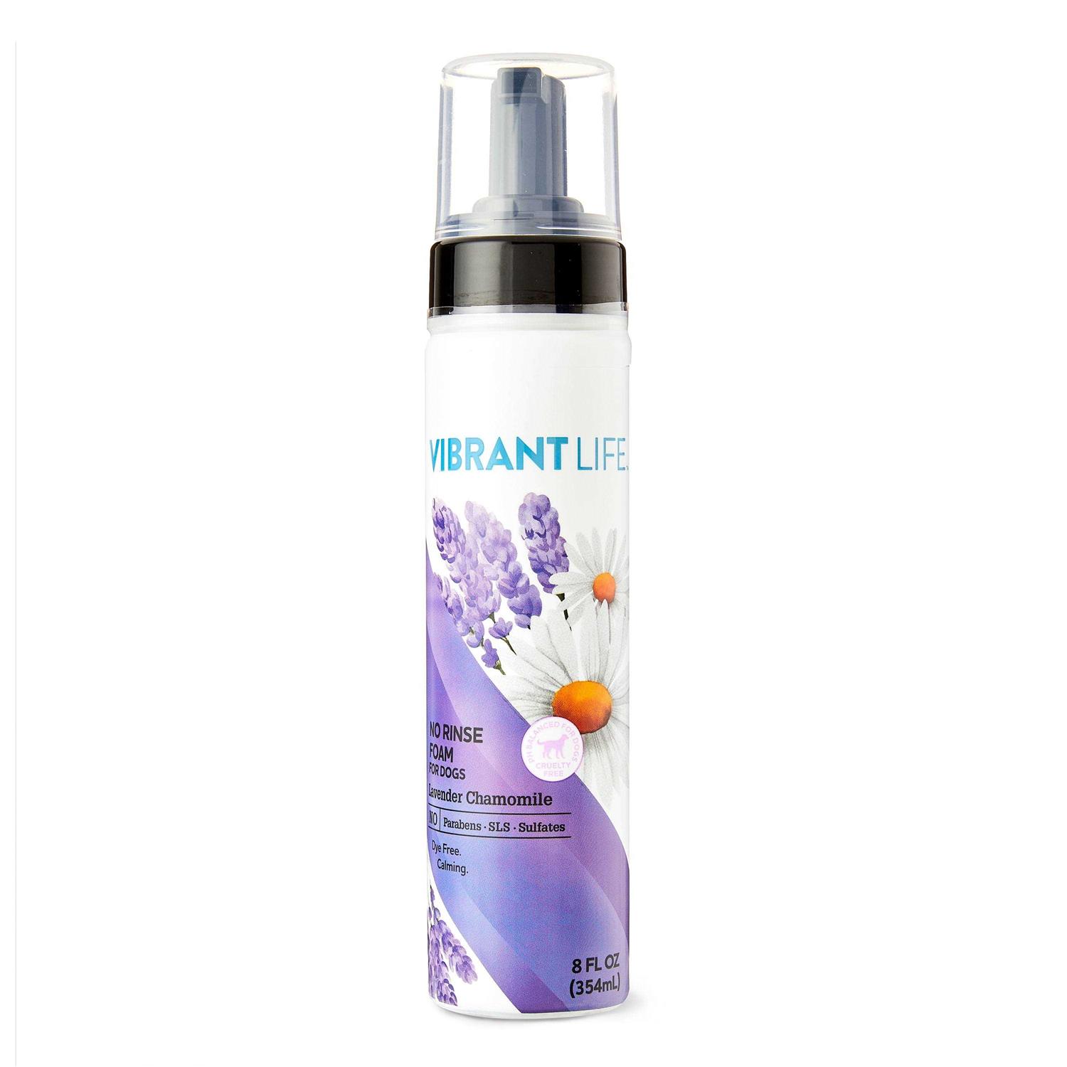 Vibrant Life Waterless No-Rinse Foam Dog Shampoo