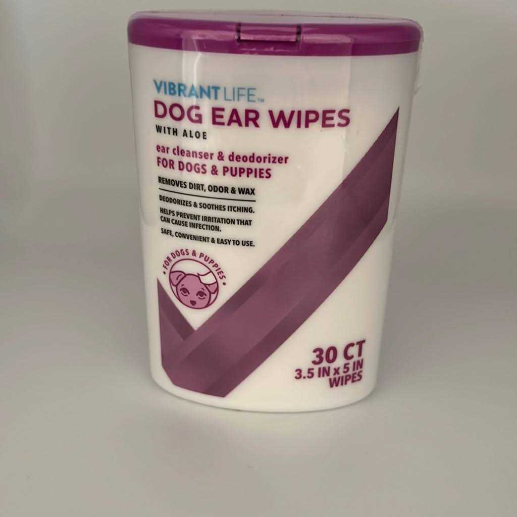 Alternative view of Vibrant Life Dog Ear Wipes with Aloe