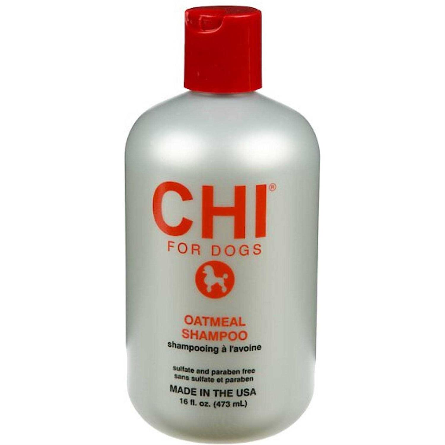 CHI For Dogs Oatmeal Shampoo For Dogs 16 oz Best Oatmeal Dog Shampoo For Dogs with Dry Skin Sulfate Paraben Free