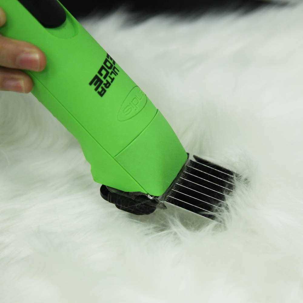 Alternative view of Shernbao Professional Animal Stainless Steel Clip Attachment Guide Comb Set for A5 style Detachable Blade Pet, Dog, Cat, and Horse Clippers