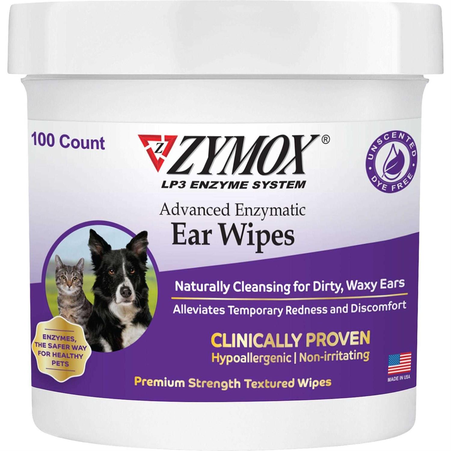 Zymox Advanced Enzymatic Ear Wipes