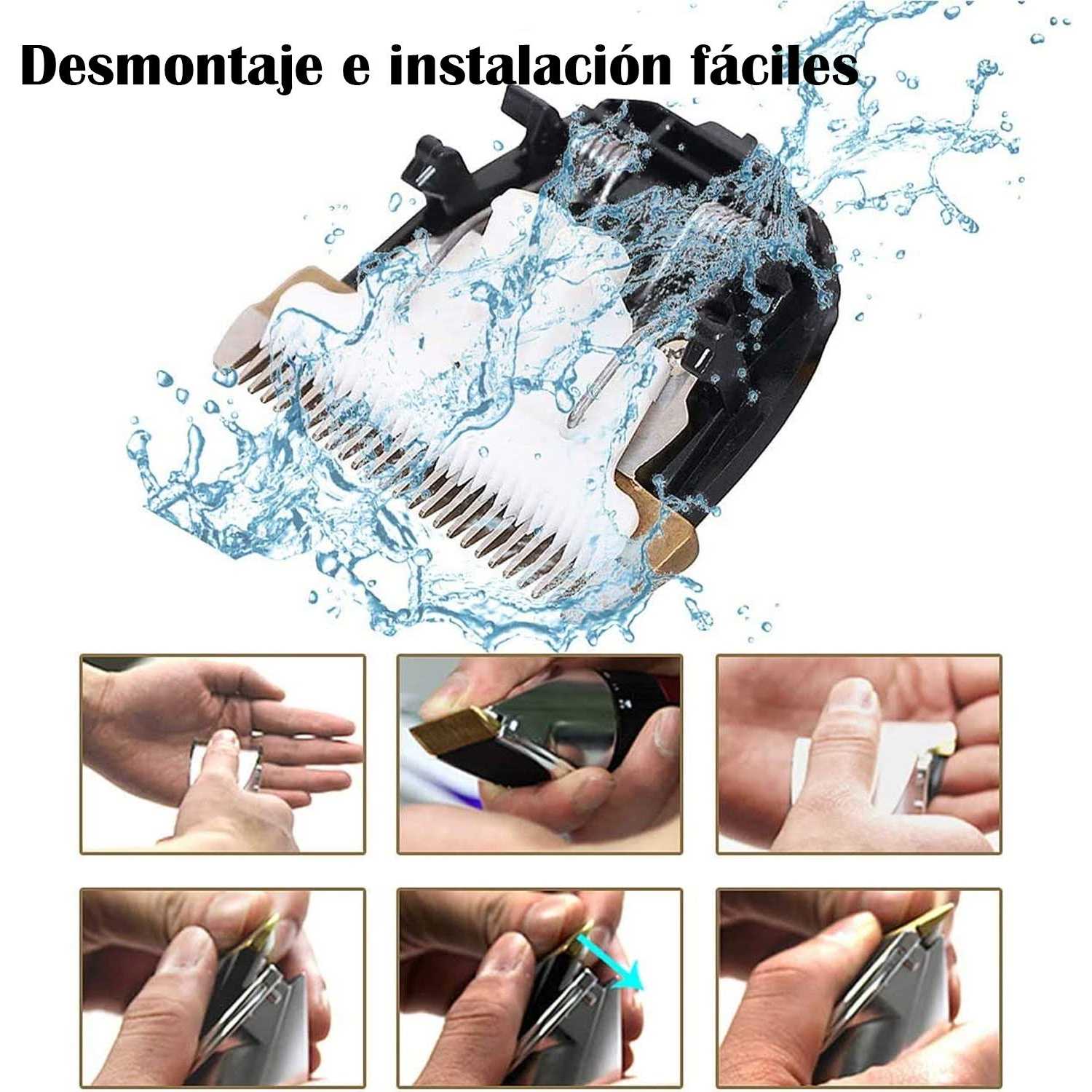 Alternative view of Juboo Dog Clippers Low Noise Professional Rechargeable Cordless Quiet Dog Grooming Kit for Cats Pets