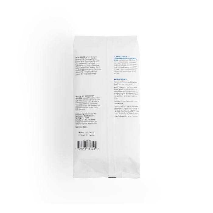 Alternative view of Well & Good Unscented Hypoallergenic Cat Wipes