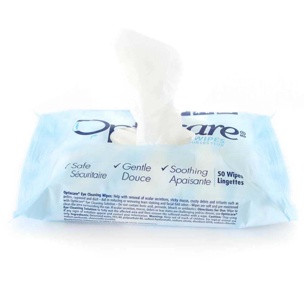 Alternative view of Optixcare Eye Cleaning Wipes
