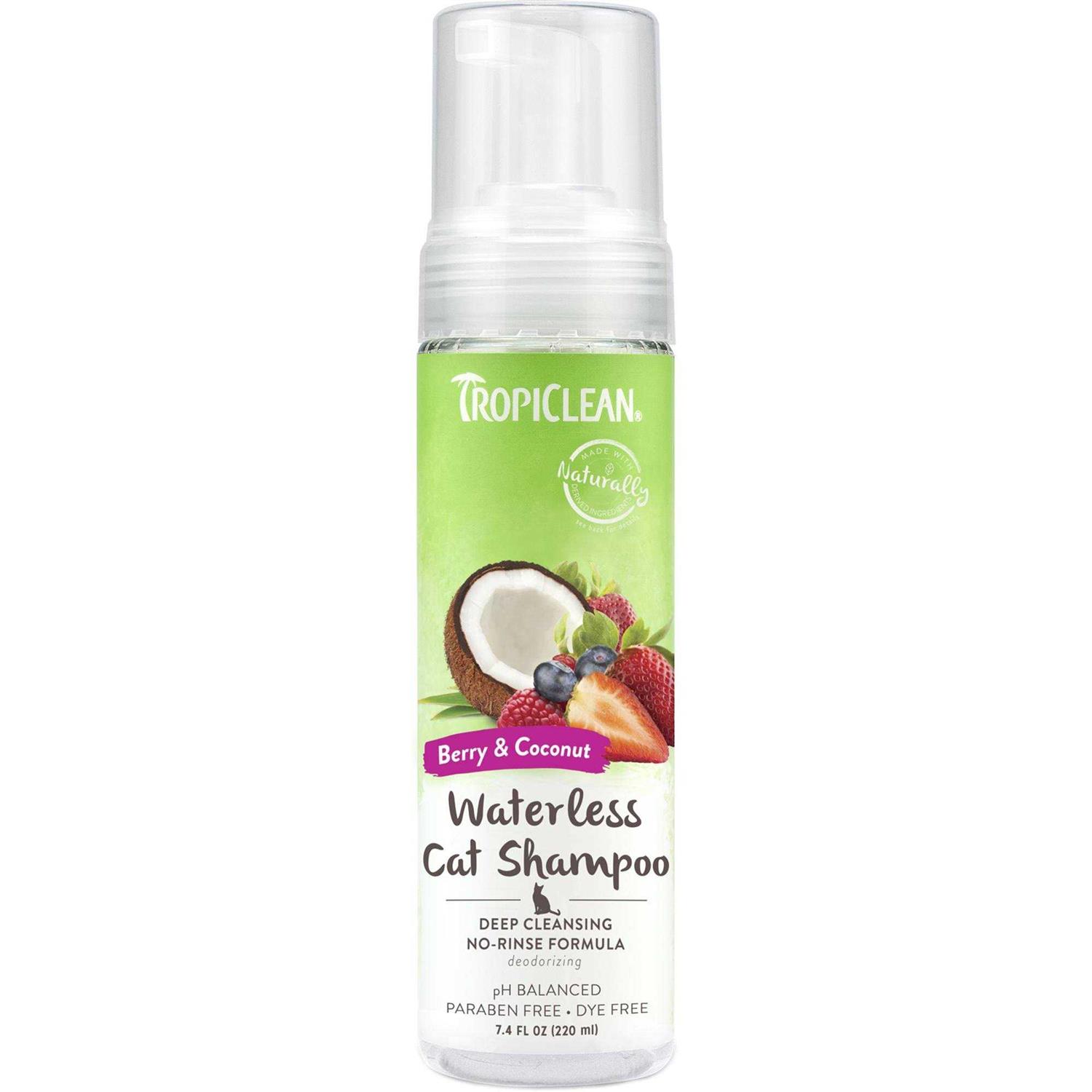 Tropiclean Waterless Deep Cleaning Cat Shampoo