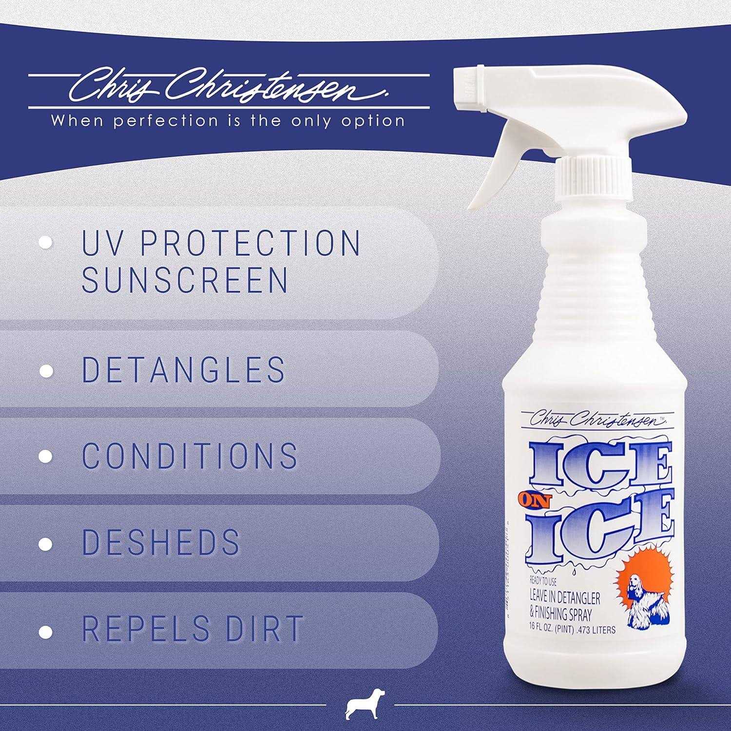 Alternative view of Chris Christensen Ice on Ice Detangler and Finishing Dog Spray