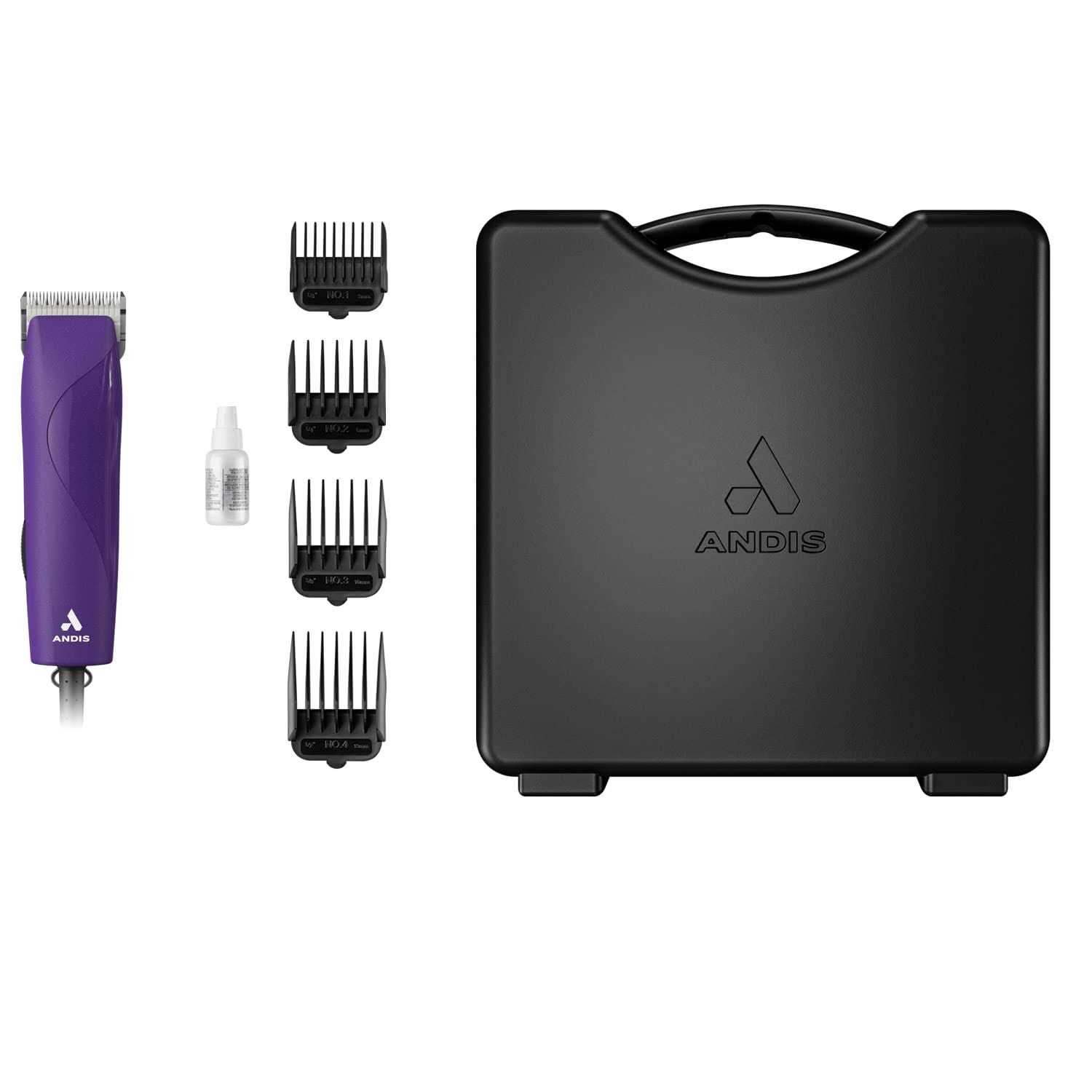 Alternative view of Andis 24820 EasyClip Professional-Animal 7-Piece Detachable Ceramic Blade Clipper Kit