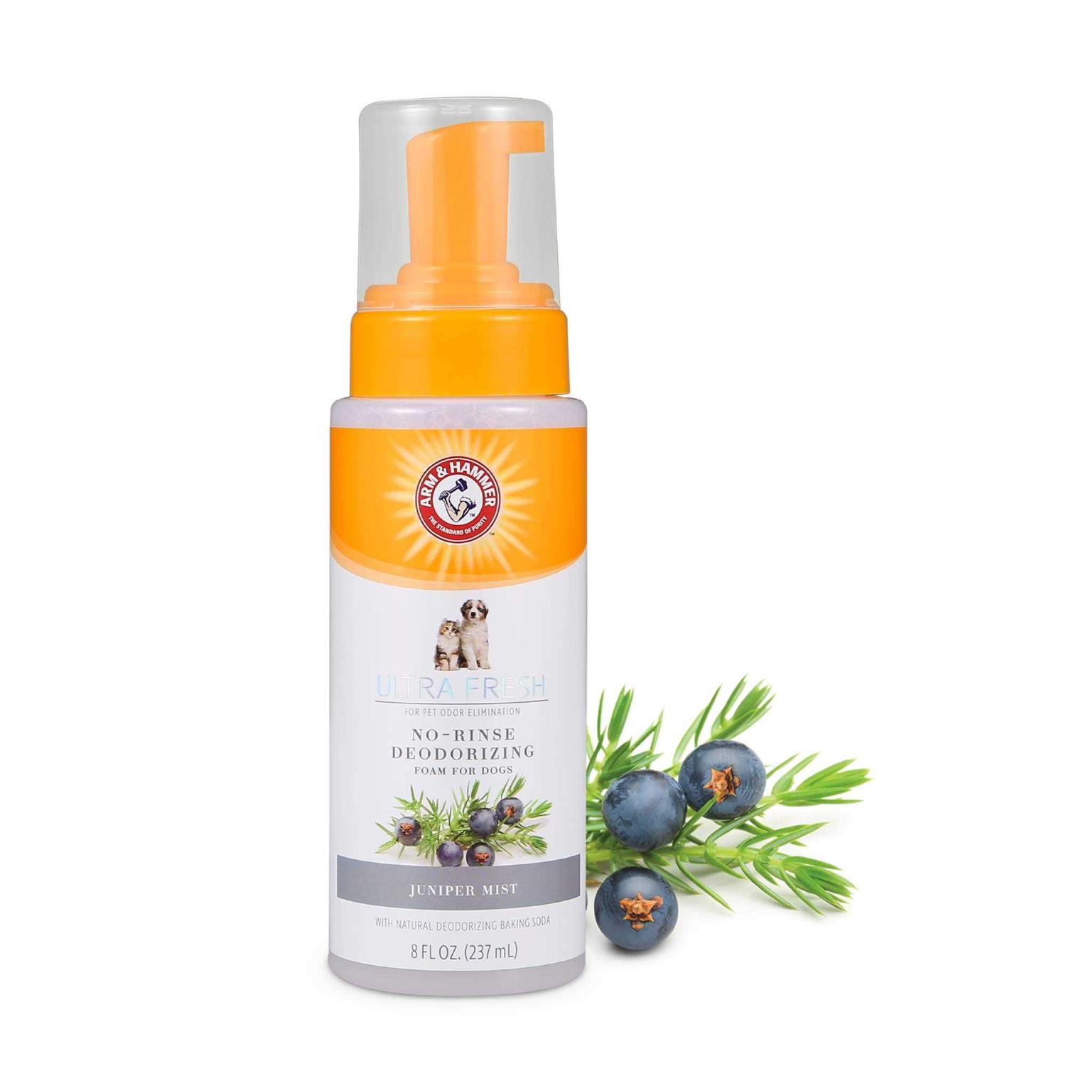 Arm & Hammer Ultra Fresh No Rinse Deodorizing Foam for Dogs Juniper Mist