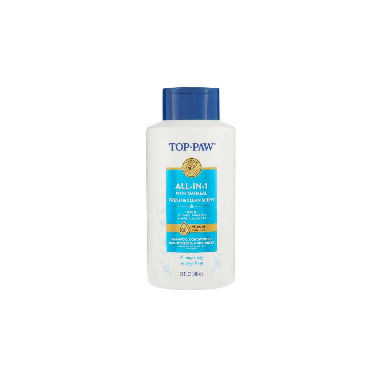 Alternative view of Top Paw All-In-1 with Oatmeal Dog Shampoo, Conditioner, Deodorizer and Moisturizer