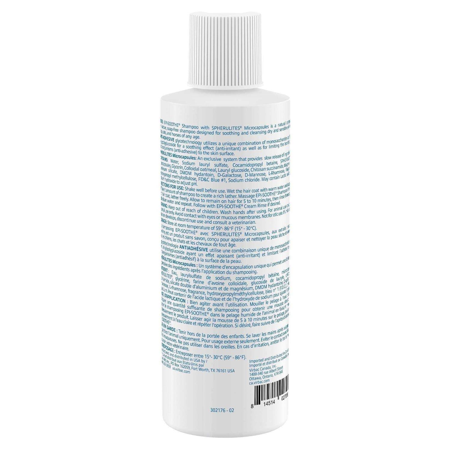 Alternative view of Virbac Epi-Soothe Shampoo