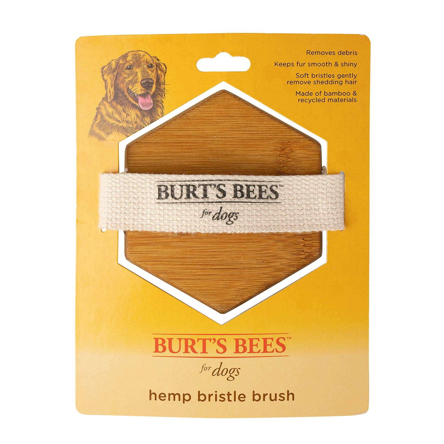 Burt's Bees Palm Hemp Bristle Brush for Dogs