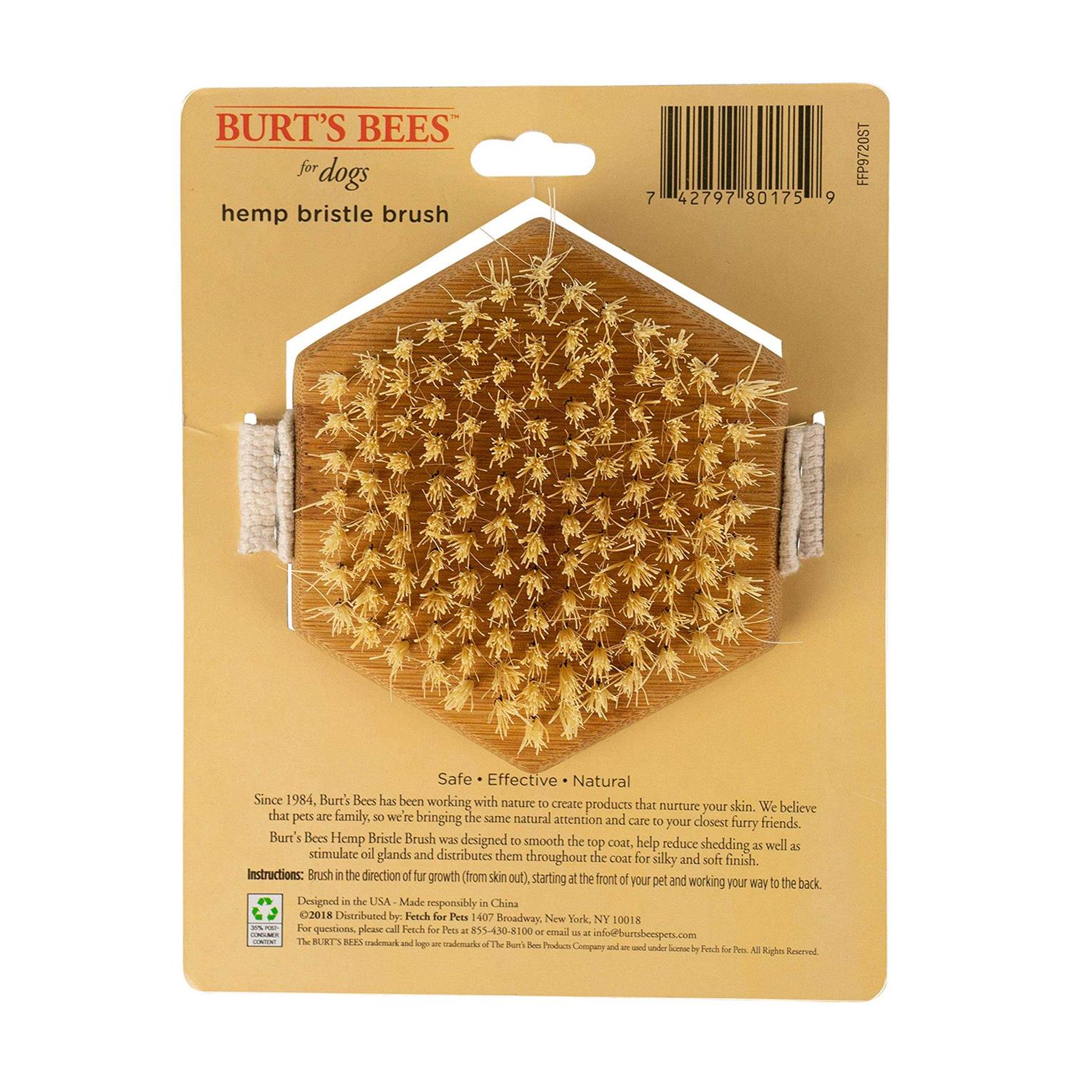 Alternative view of Burt's Bees Palm Hemp Bristle Brush for Dogs