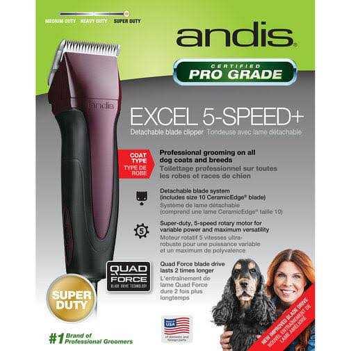 Alternative view of Andis Excel 5 Speed Clipper Fuchsia