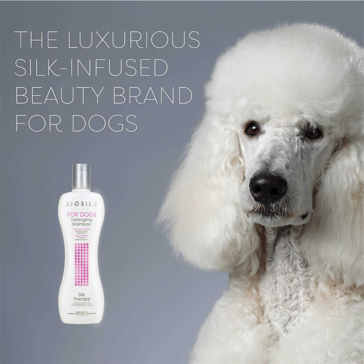 Alternative view of Biosilk for Dogs Silk Therapy Detangling Dog Shampoo