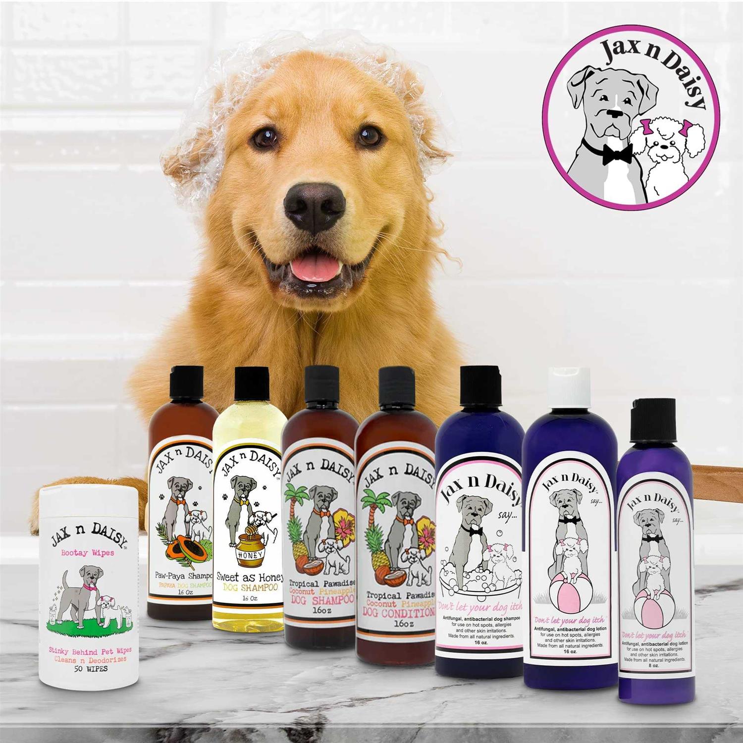 Alternative view of Jax N Daisy Itch Relief Shampoo and Lotion Dog Shampoo Sensitive Skin, Itch Relief for Dogs, and Dog Lotion