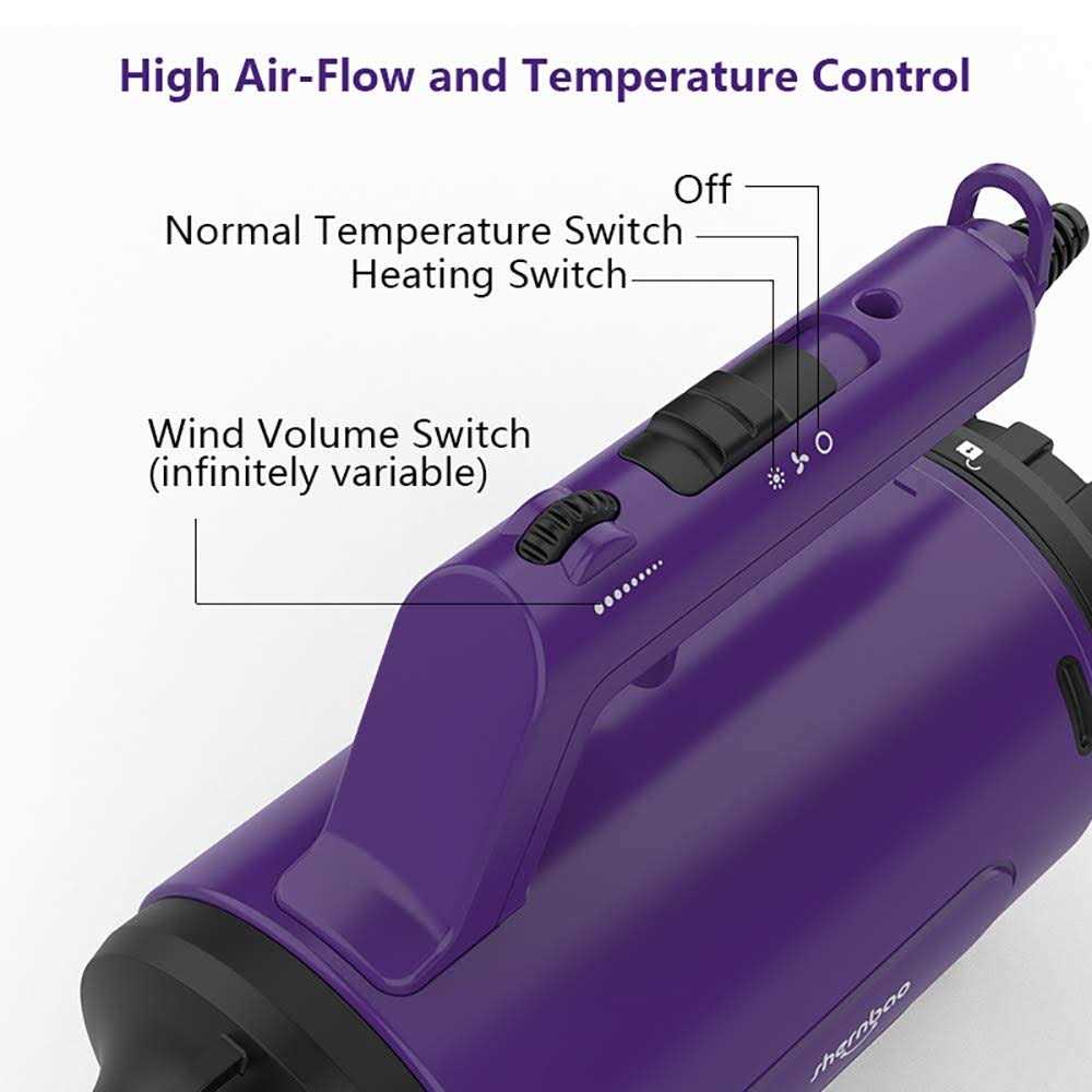 Alternative view of shernbao Dog Dryer High Velocity Professional Dog/Pet Grooming Force Hair Dryer/Blower