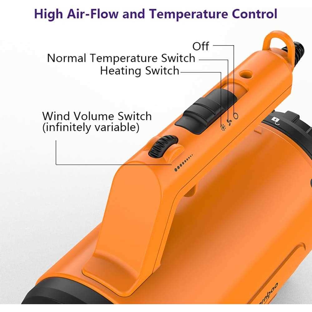 Alternative view of shernbao Dog Dryer High Velocity Professional Dog/Pet Grooming Force Hair Dryer/Blower