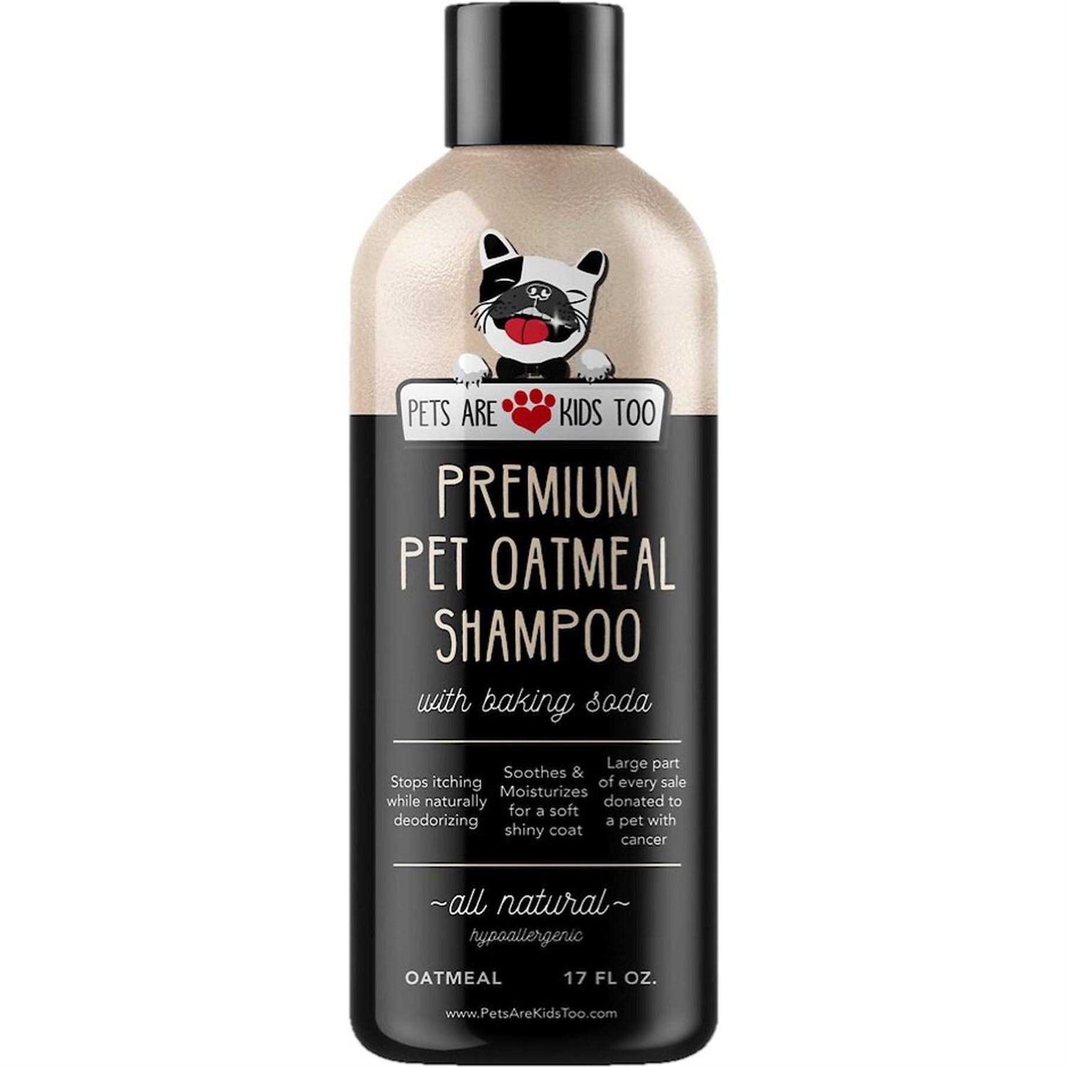 Pets Are Kids Too Pet Oatmeal Anti-Itch Shampoo & Conditioner In One! Smelly Puppy Dog & Cat Wash! Relief for Allergies