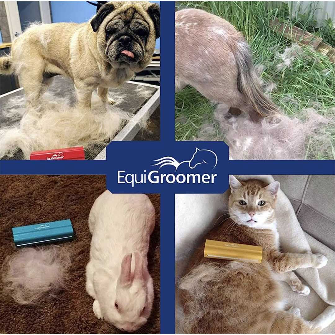 Alternative view of EquiGroomer Deshedding Brush for Horses Undercoat Tool for Large Pets With Short and Long Hair