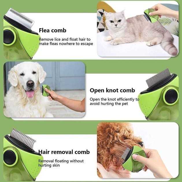 Alternative view of Pet Republique Deshedding + Dematter + Pin Brush 3 in 1 Grooming Brush Tool for Dogs & Cats