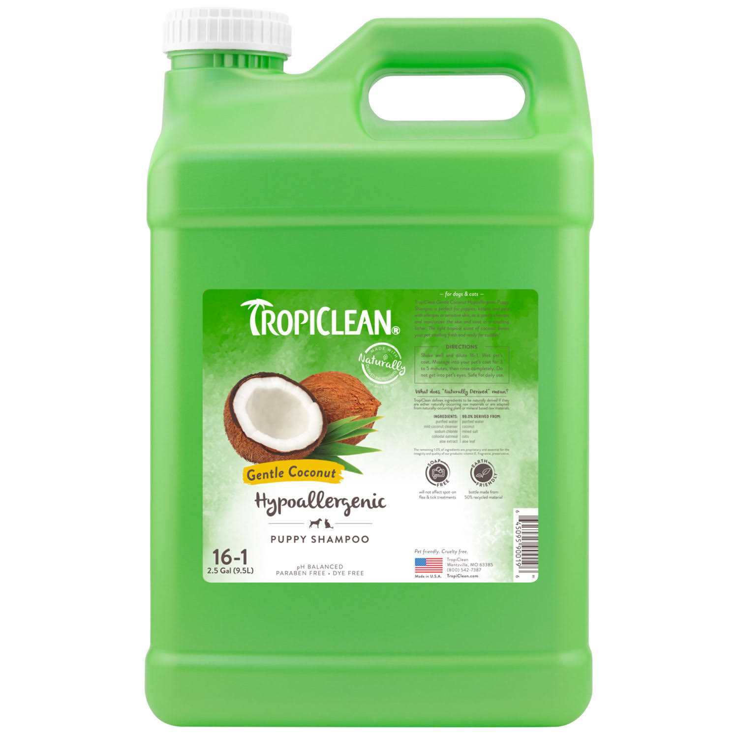 Alternative view of TropiClean Gentle Coconut Puppy Shampoo