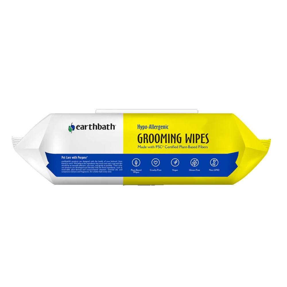Alternative view of Earthbath Cat Grooming Wipes Hypo-Allergenic & Fragrance Free