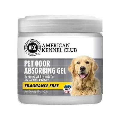 American Kennel Club AKC Fragrance Free Pet Odor Absorbing Solid Gel, 15-oz jar