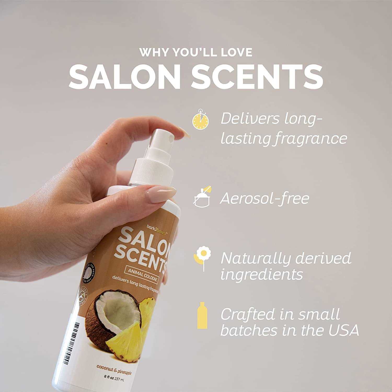 Alternative view of Bark2Basics Salon Scents Pet Cologne 8 oz