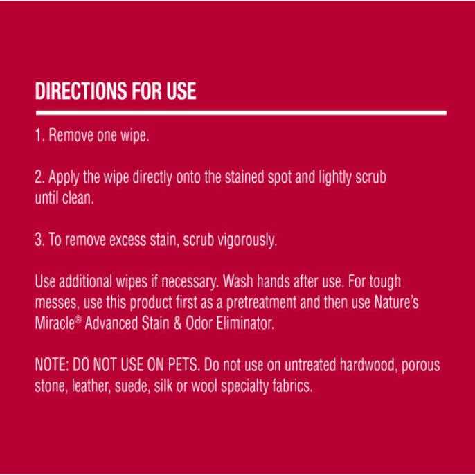 Alternative view of Pioneer Pet Nature's Miracle Advanced Stain and Odor Eliminating Wipes for Hard Surfaces