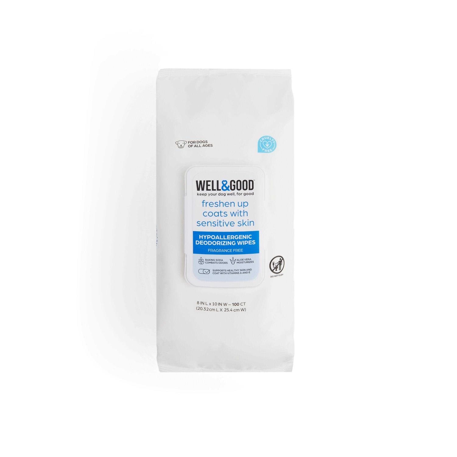 Well & Good Unscented Dog Wipes