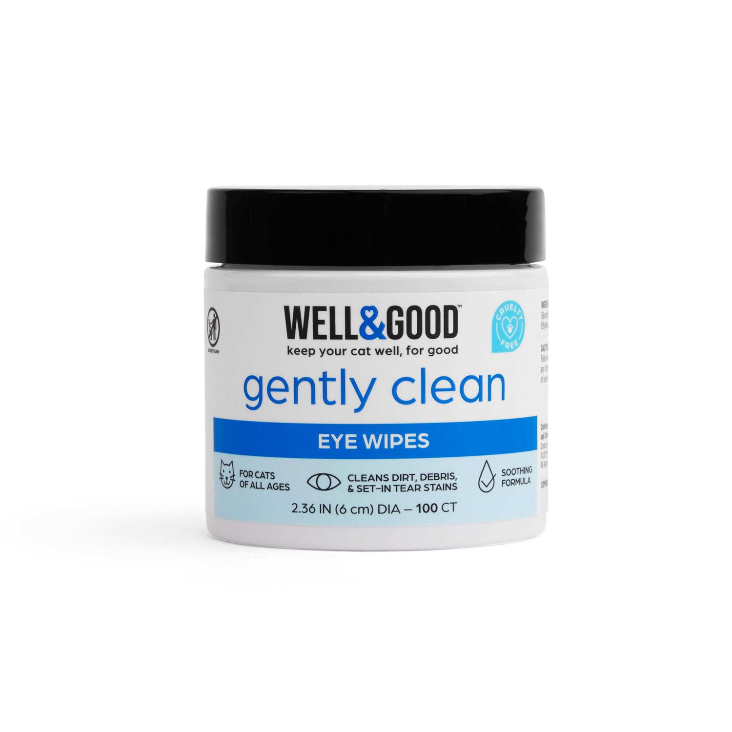 Well & Good Cat Eye Wipes