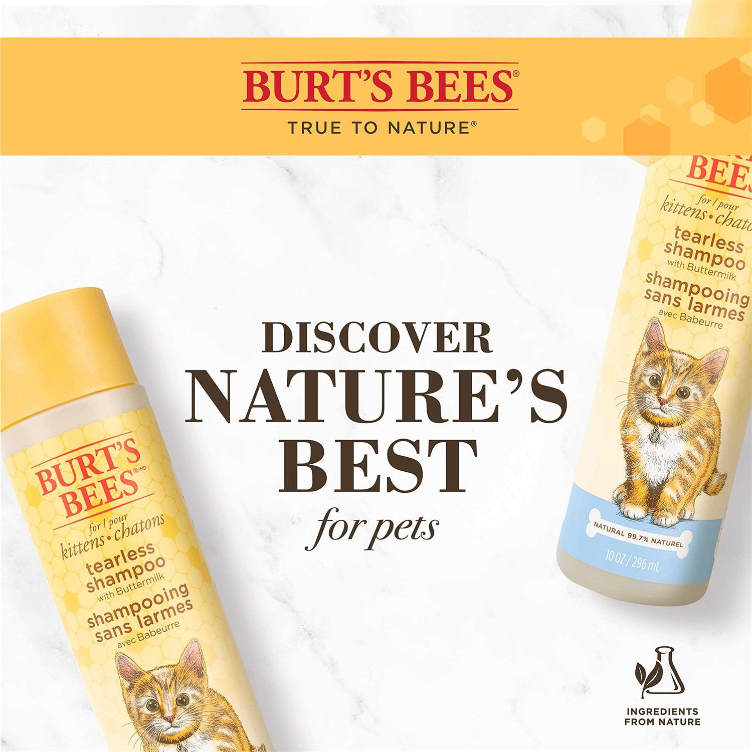 Alternative view of Burt's Bees Tearless Shampoo for Kittens with Buttermilk