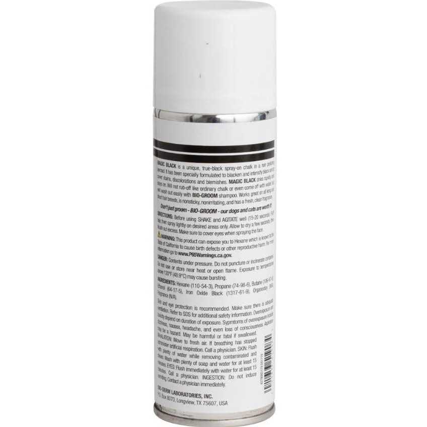 Alternative view of Bio Groom Magic Black Color Enhancing Dry Shampoo