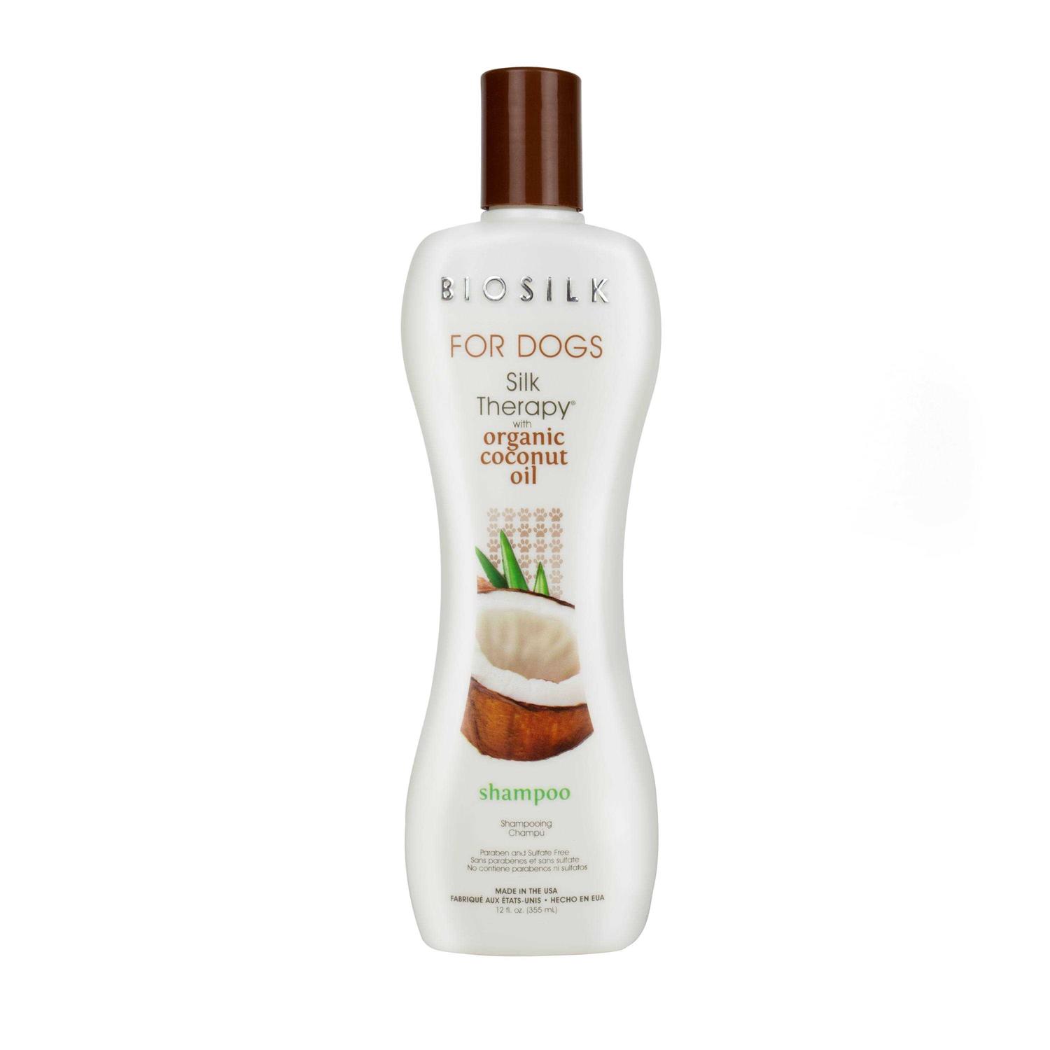Biosilk Silk Therapy Shampoo with Organic Coconut Oil for Dogs