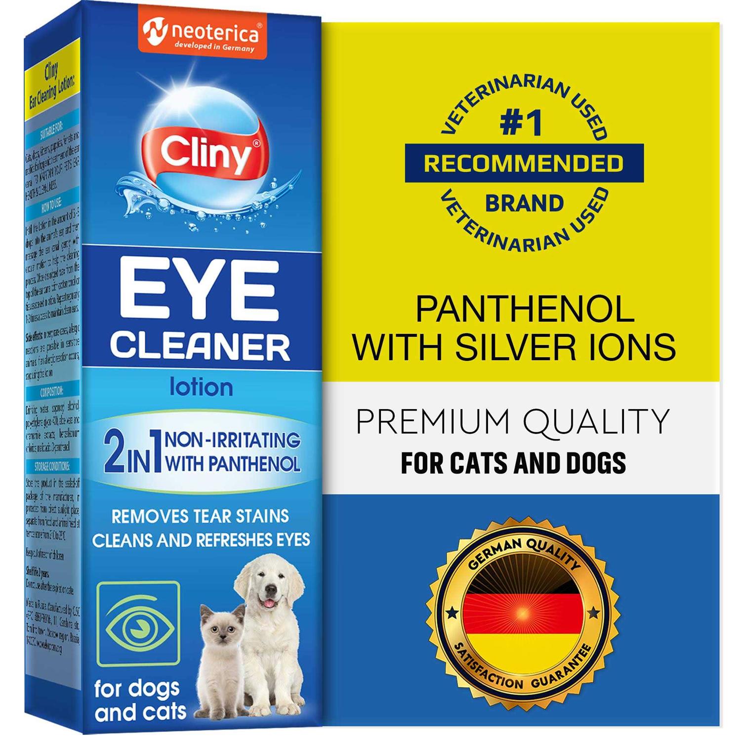 Beloved Pets Cat & Dog Eye Wash Drops & Tear Stain Remover Cleaner Eye Infection Treatment Helps Prevent Pink Eye