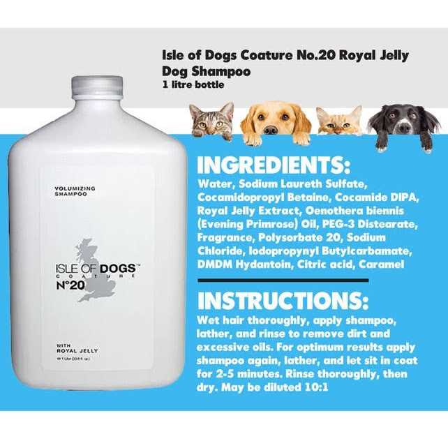Alternative view of Isle of Dogs Coature No. 20 Royal Jelly Dog Shampoo for Thin or Shedding Coats