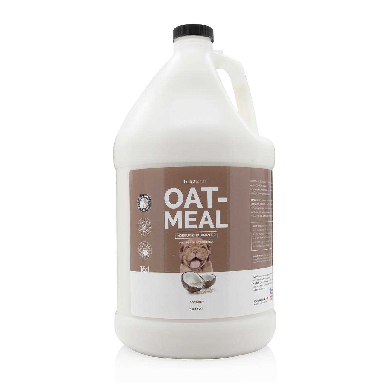 Bark2Basics Oatmeal Dog Shampoo 1 Gallon Natural Colloidal Oatmeal