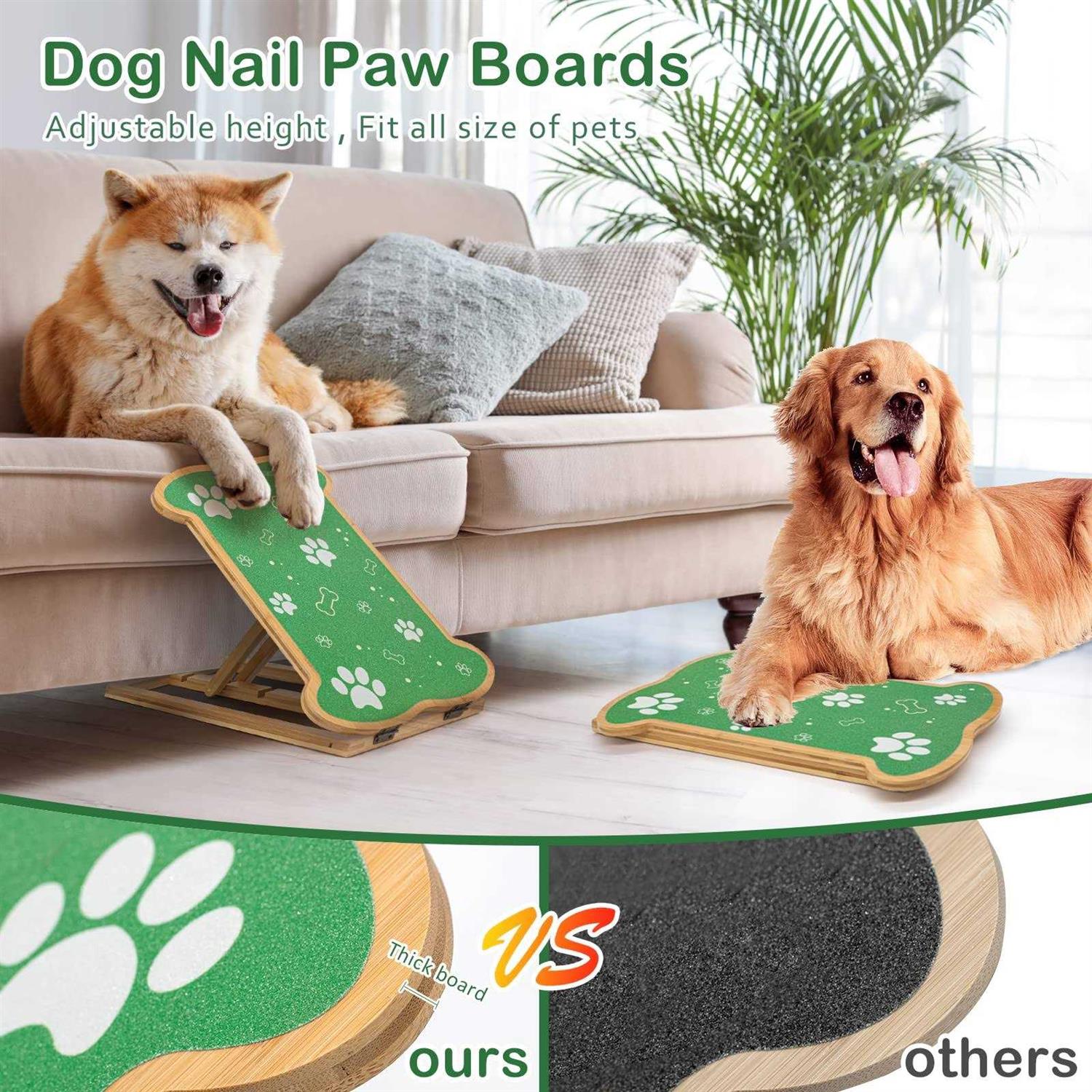 Alternative view of Dog Scratch Pad for Nails-Soothing Nail Care-Anxiety Free-Dog Nail Scratch Board,Alternative to Dog Nail Clippers,Scratch Square for Dogs-Adjustable