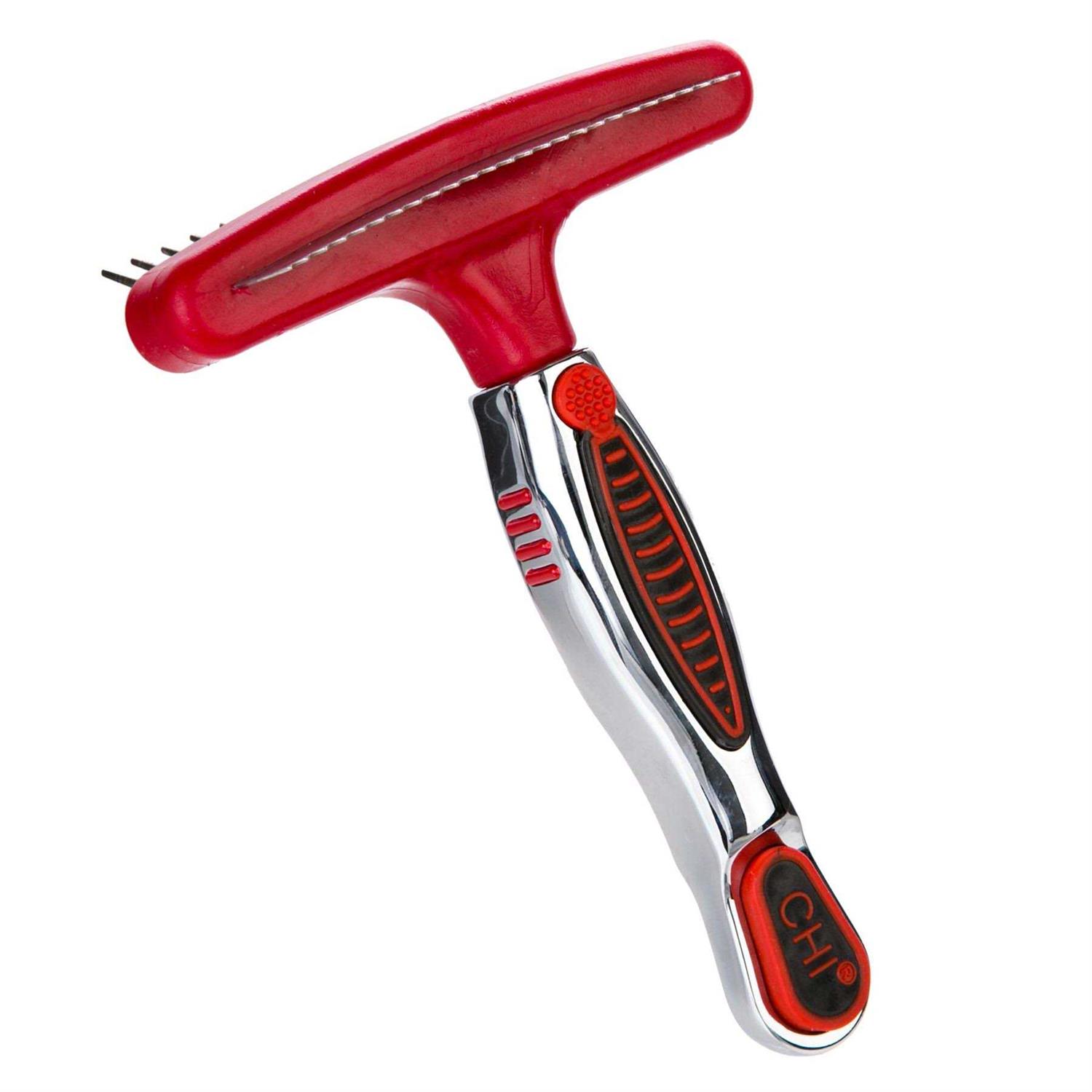Alternative view of Chi Double Sided Shedding Rake and Blade Dog Tool