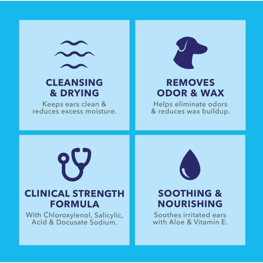 Alternative view of Vetnique Labs Oticbliss Ear Wipes Advanced Cleaning