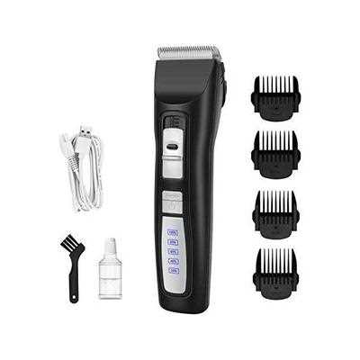 Casfuy 2-Speed Cordless Quiet Dog & Cat Hair Grooming Clippers Kit, Black
