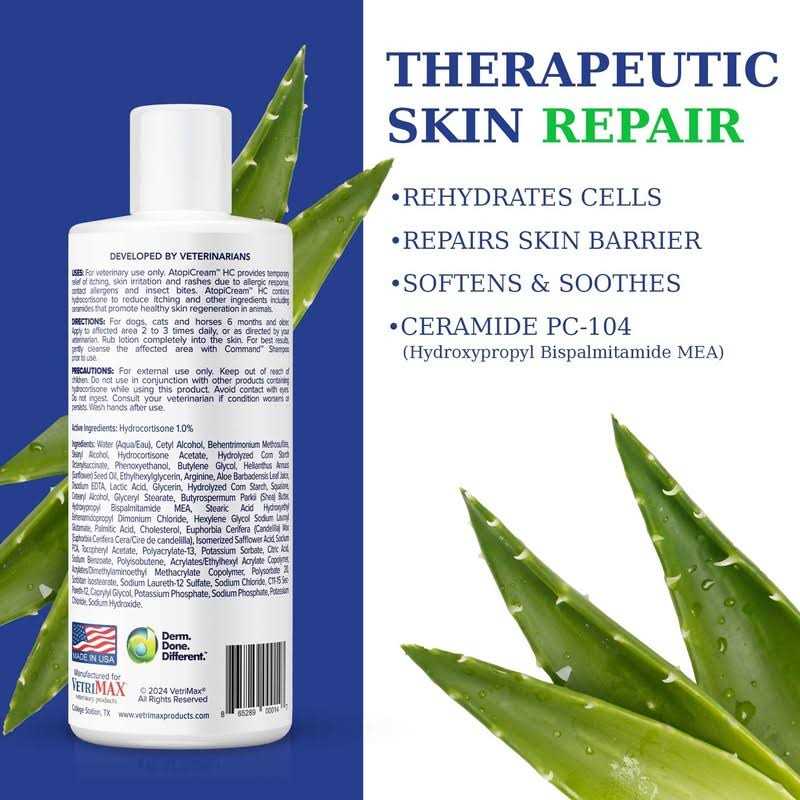 Alternative view of AtopiCream HC Leave-On Lotion/Conditioner for Animals