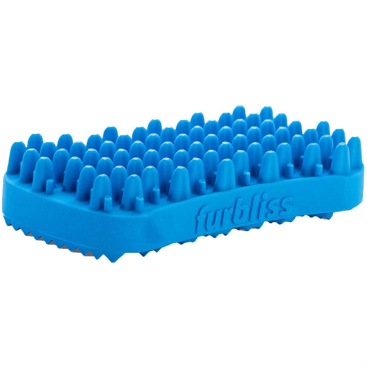 Vetnique Labs Pet + Me Blue Short Hair Cat Multifunctional Grooming Brush
