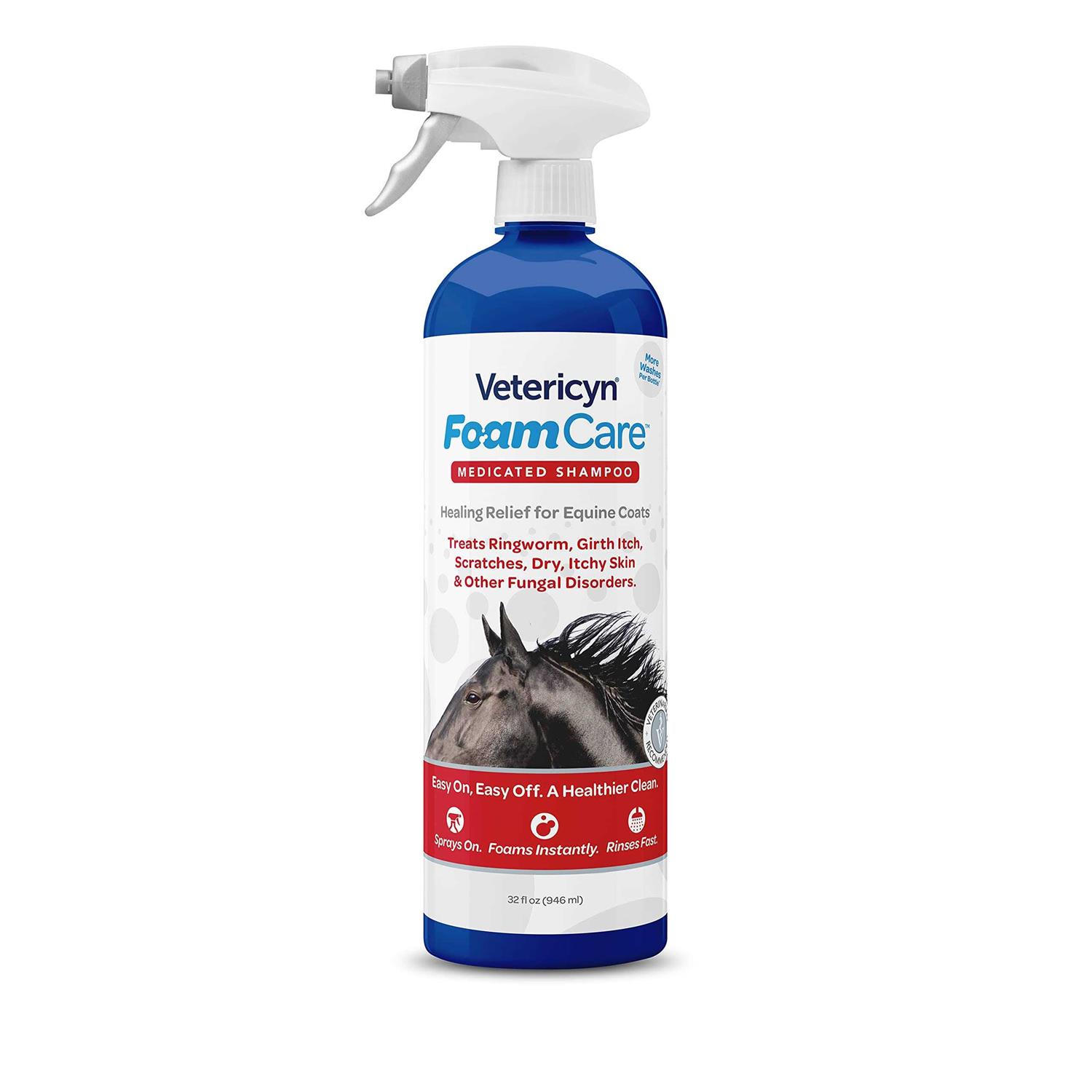 Vetericyn FoamCare Medicated Equine Shampoo