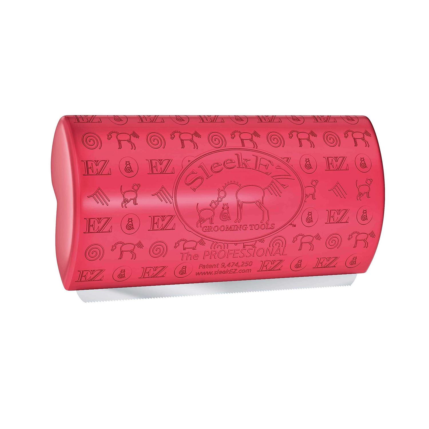 Alternative view of Sleekez Original Deshedding Grooming Tool for Dogs Cats & Horses Undercoat Brush for Short & Long Hair