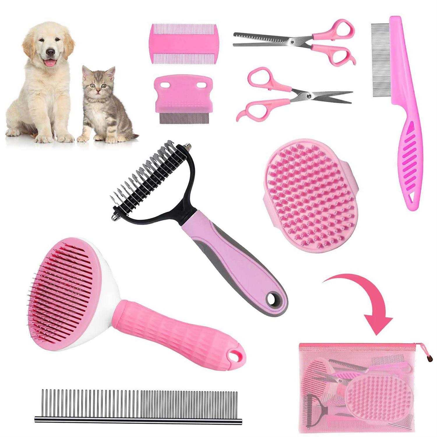 Alternative view of aiolpy ultimate dog Grooming Brush shedding kit complete Grooming solution for shedding dogs