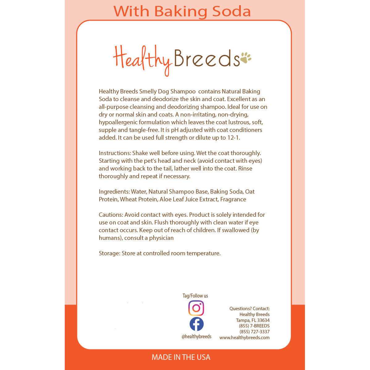 Alternative view of Healthy Breeds Basset Hound Smelly Dog Baking Soda Shampoo