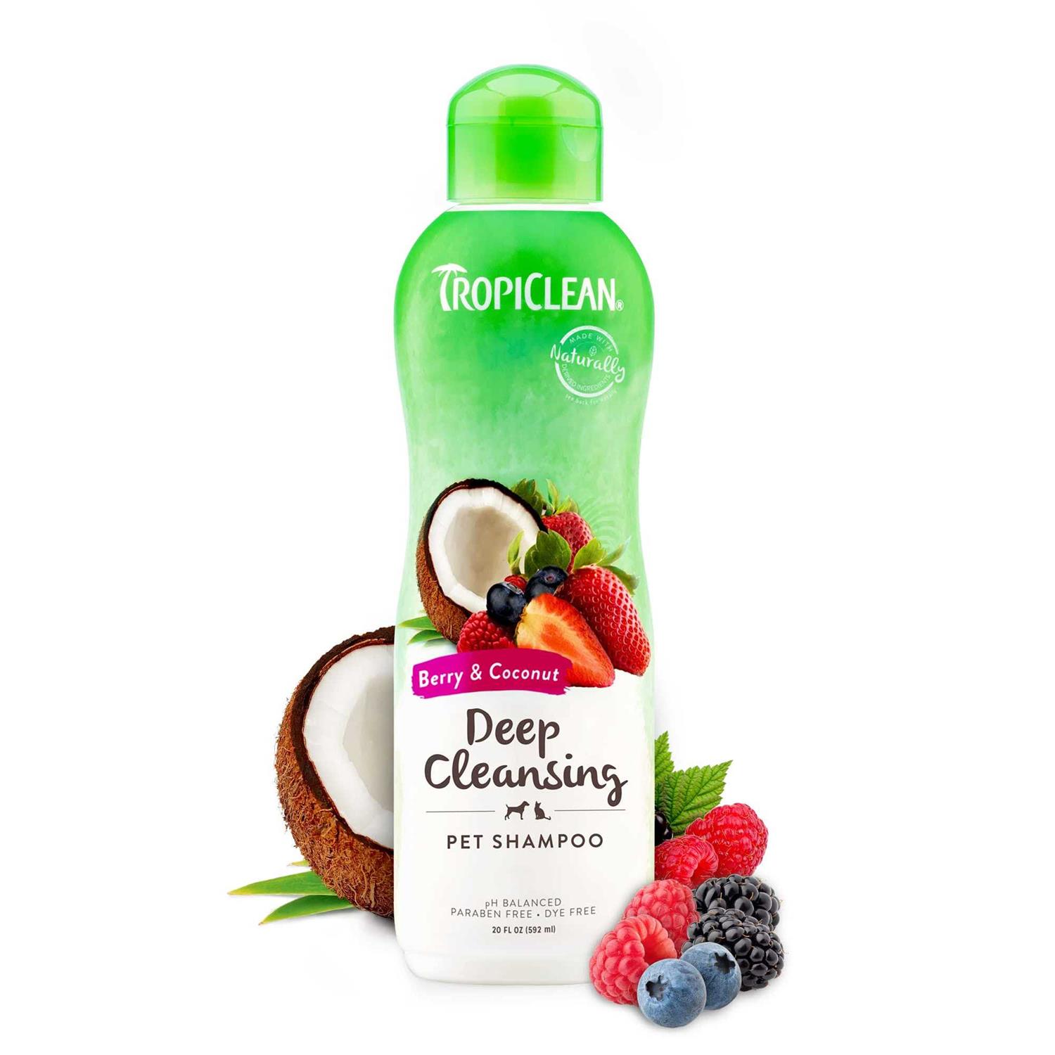 Tropiclean Shampoo Deep Cleaning Berry & Coconut