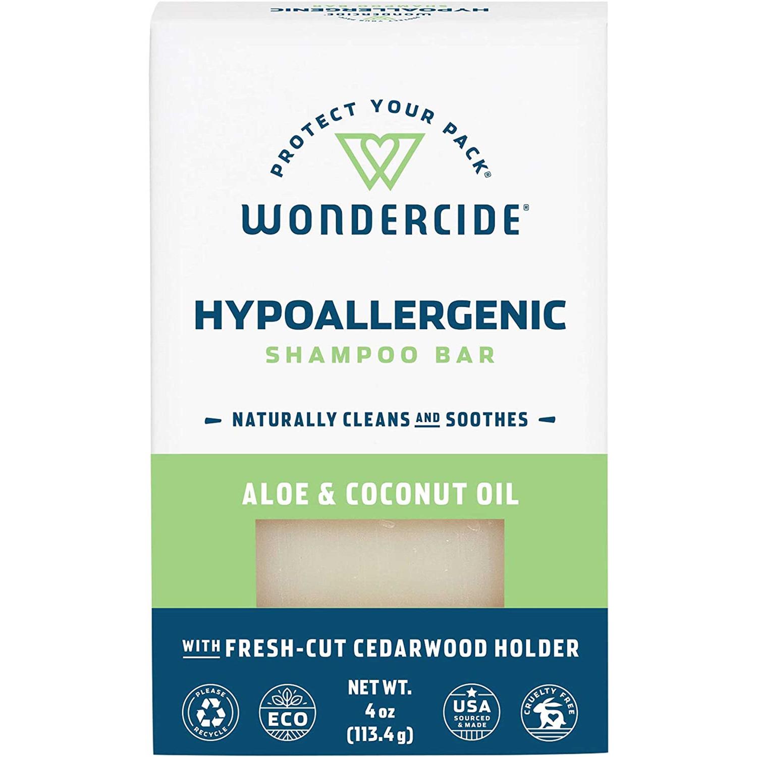 Wondercide Hypoallergenic Shampoo Bar