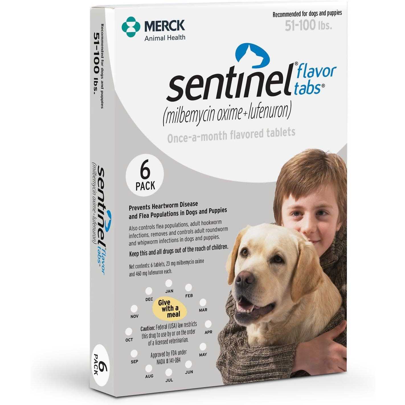 Sentinel Flavor Tabs for Dogs